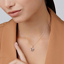 Колье из серебра с бриллиантом