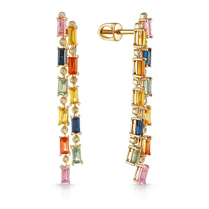 Серьги Пусеты