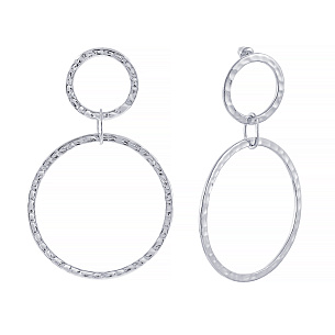 Пусеты из серебра