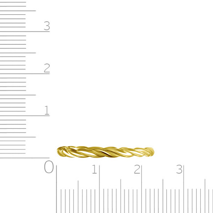 Кольцо из серебра с позолотой