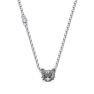 Колье из серебра с фианитами