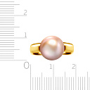 Кольцо из желтого золота с жемчугом