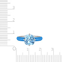 Кольцо из серебра с эмалью