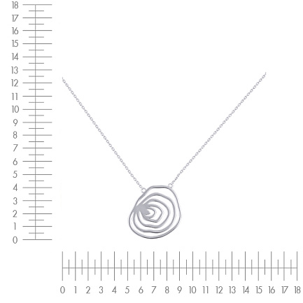 Колье из серебра