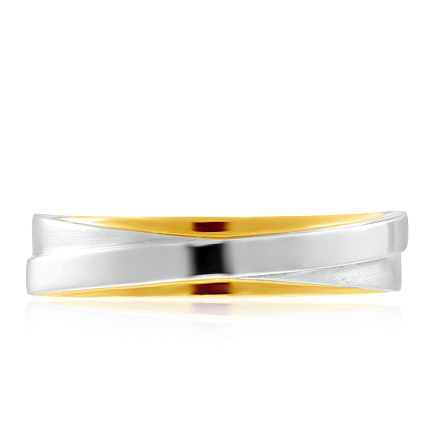 Кольцо обручальное из желтого золота