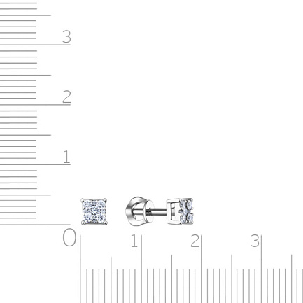 Серьги Пусеты