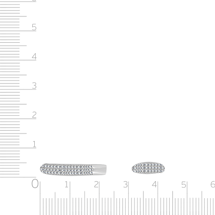 Кольцо из серебра с фианитом