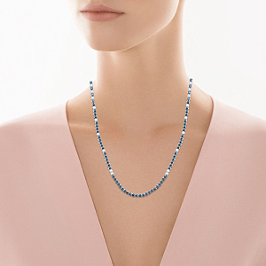 Колье из белого золота с бриллиантами