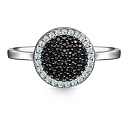 Кольцо из серебра с фианитом