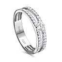 Кольцо из белого золота с бриллиантами