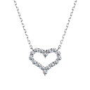 Колье из белого золота с бриллиантами