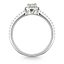 Кольцо из белого золота с бриллиантами