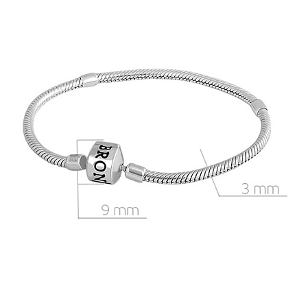 Браслет для шармов из серебра