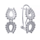 Серьги из серебра