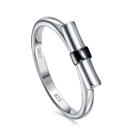 Кольцо из серебра с бриллиантами