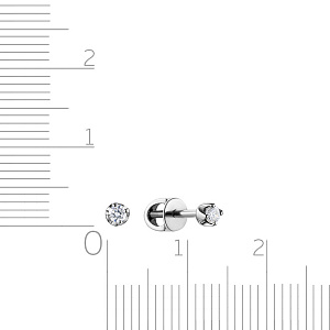 Серьги Пусеты