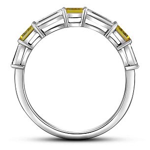 Кольцо из белого золота с бриллиантом