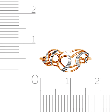 Кольцо из красного золота