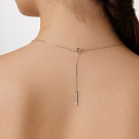 Колье из серебра с фианитами