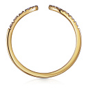 Кольцо из желтого золота с бриллиантами