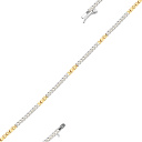 Браслет из желтого золота с бриллиантами