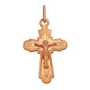 Крест из красного золота
