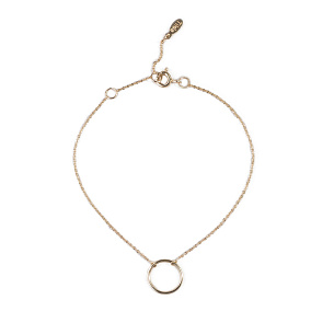 Браслет декоративный из желтого золота