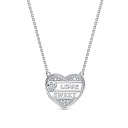 Колье из белого золота с бриллиантами