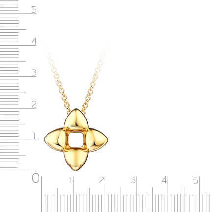 Колье из серебра с позолотой