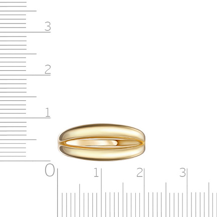 Кольцо из серебра с позолотой