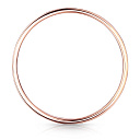 Кольцо обручальное гладкое из красного золота