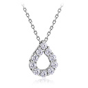 Колье из белого золота с бриллиантами