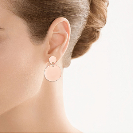 Серьги из красного золота