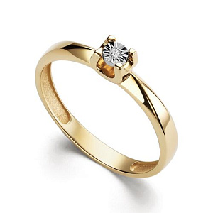 Кольцо из желтого золота