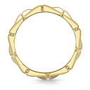 Кольцо из серебра с позолотой