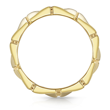 Кольцо из серебра с позолотой