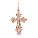 Крест из красного золота