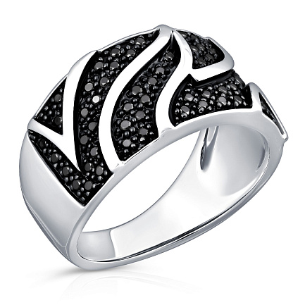 Кольцо из белого золота