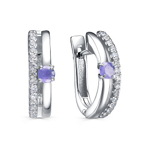 Серьги с английским замком 12-887-10000