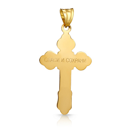 Крест из красного золота