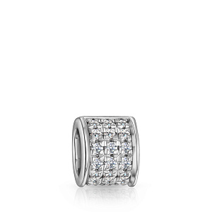 Подвеска из белого золота с бриллиантами