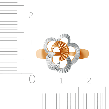 Кольцо из красного золота
