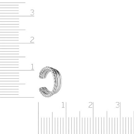 Кафф из серебра