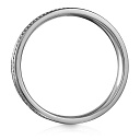 Кольцо обручальное из серебра