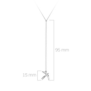 Колье из серебра