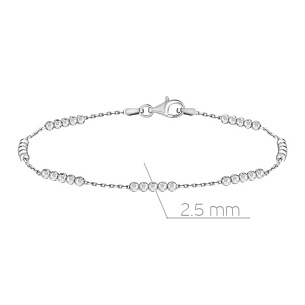 Колье из серебра