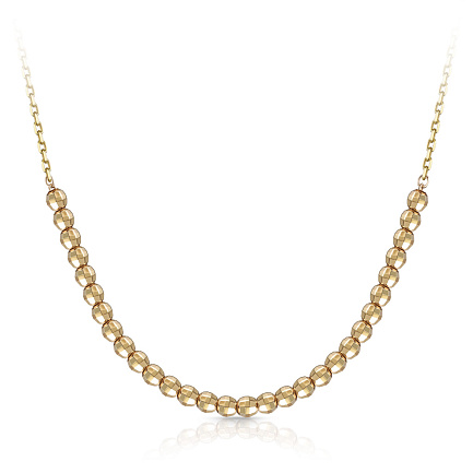 Колье из желтого золота