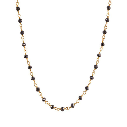 Колье из желтого золота с бриллиантами