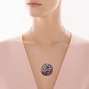 Подвеска из серебра с перламутром