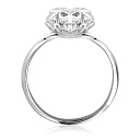 Кольцо из белого золота с бриллиантом